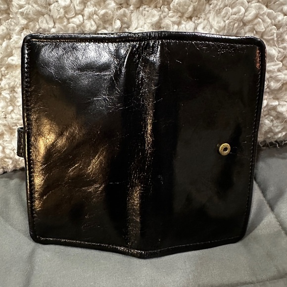 Hobo Black Patent Leather Wallet - Picture 5 of 16